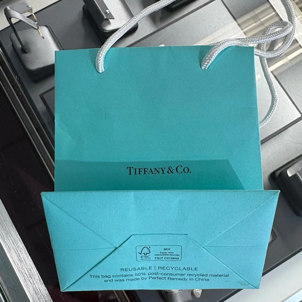 Tiffany & Co. Gift Bag Size 9in x 4.75in